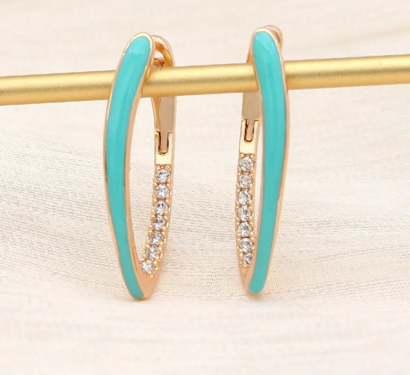 Emaljeøreringe til Kvinder