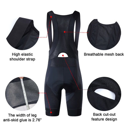 Herre Polstrede Cykelbibshorts til MTB-Ture