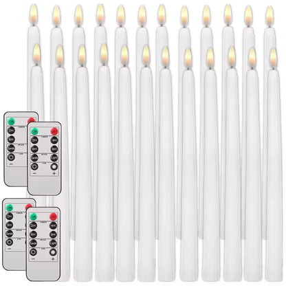 Flammefri LED Stearinlys med Fjernbetjening 6-Pak