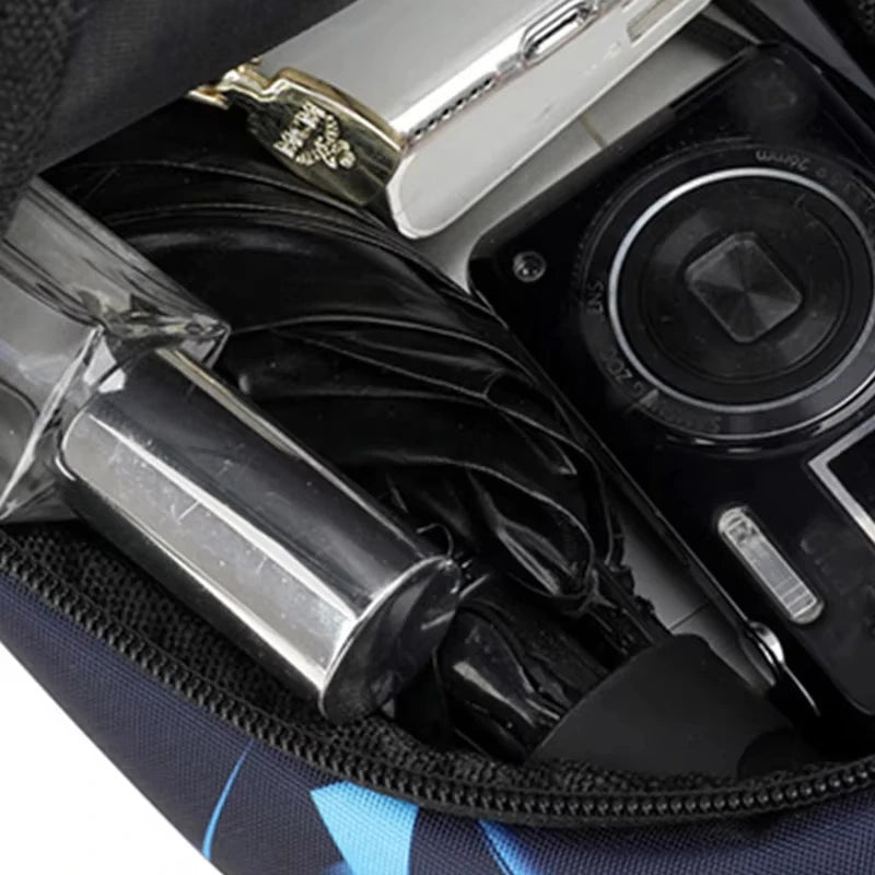 Herre Casual Crossbody Brysttaske med Geometrisk Mønster