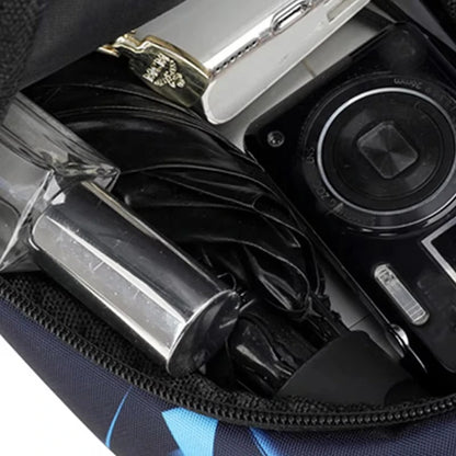 Herre Casual Crossbody Brysttaske med Geometrisk Mønster