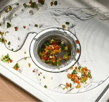 Affaldsfilter til Køkkenvask i Rustfrit Stål