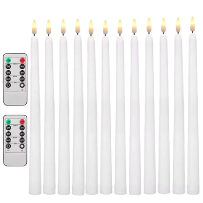 Flammefri LED Stearinlys med Fjernbetjening 6-Pak