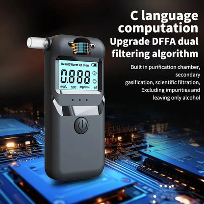 Digital Alkoholtester med LCD-Display