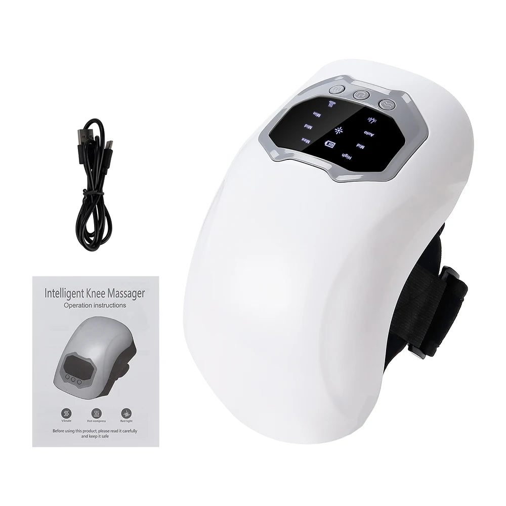 Smart Knæmassager med Varme og Vibration