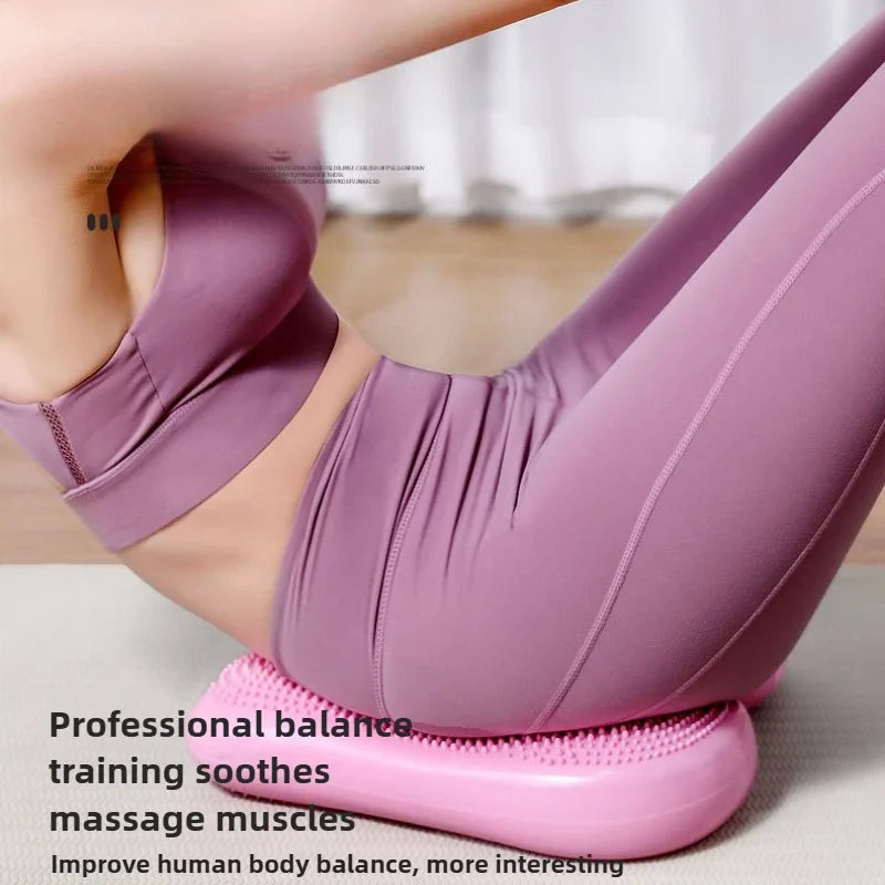Lydløs Stepper Balance Oppustelig Pude – Hjemmetræning & Fodmassage