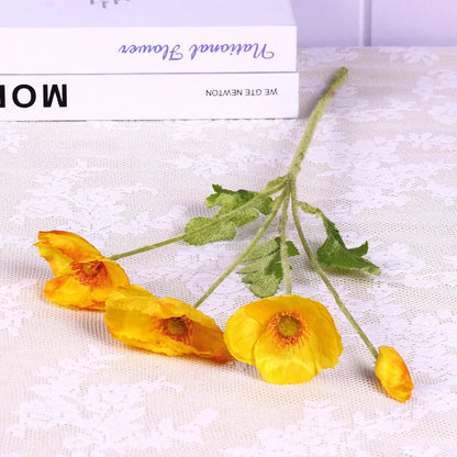 Kunstige Valmueblomster til Boligindretning