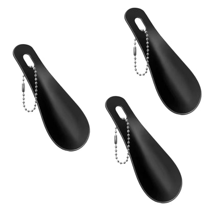 Mini Metalskohorn med Nøglering - 3 Stk.