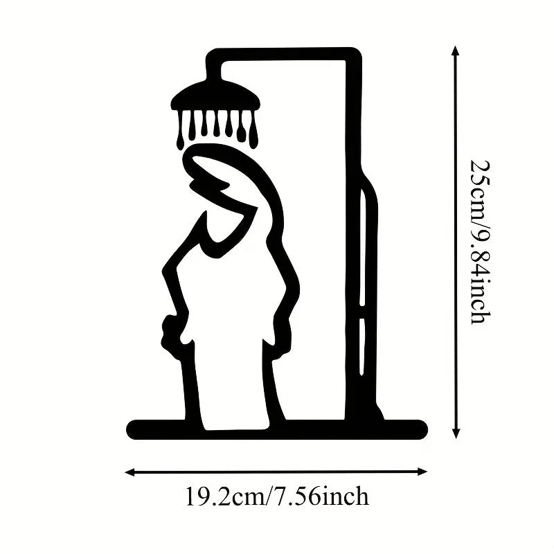 Metal Væg- og Dørdekorationsskilt