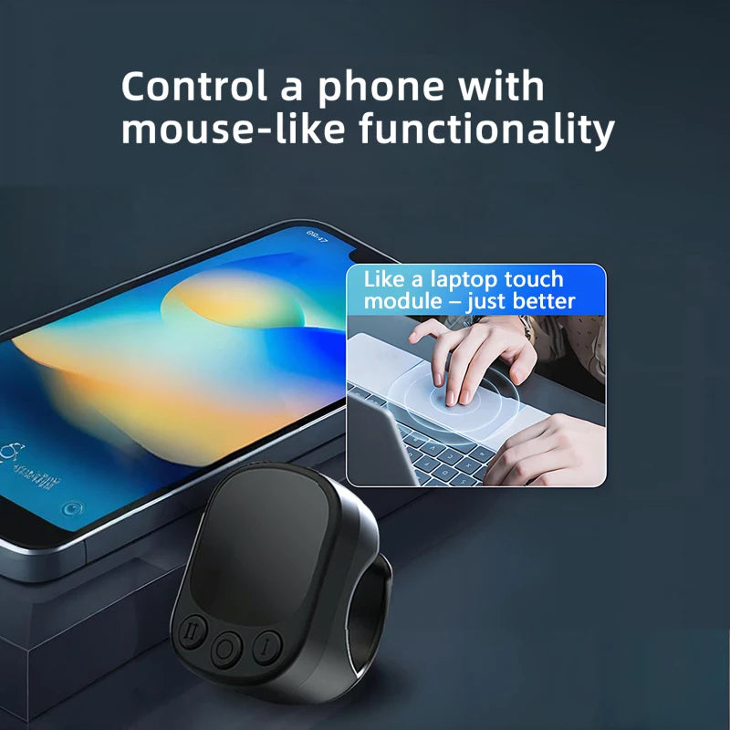 Smart Muserring med Touchpad og Klikfunktion