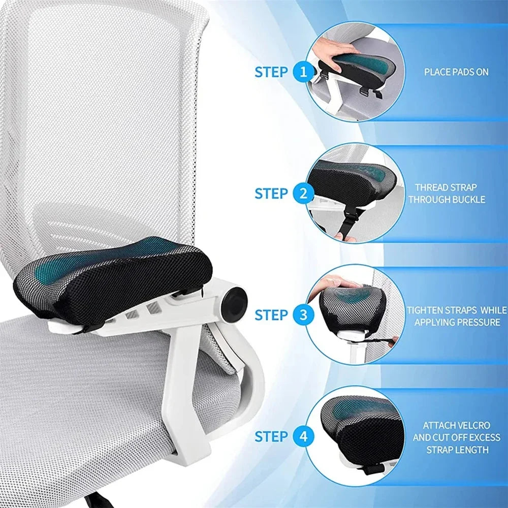 Armpuder til Kontor- og Gamingstole – Kølegel eller Memory Foam