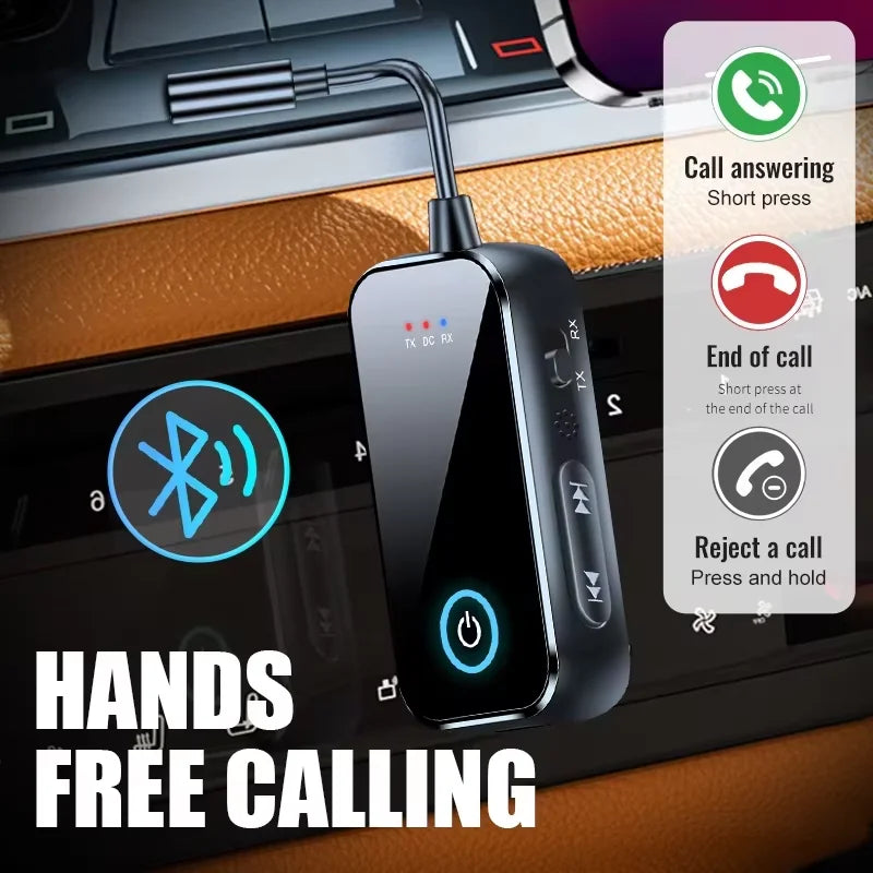 2-i-1 Bluetooth Transmitter og Receiver med AUX