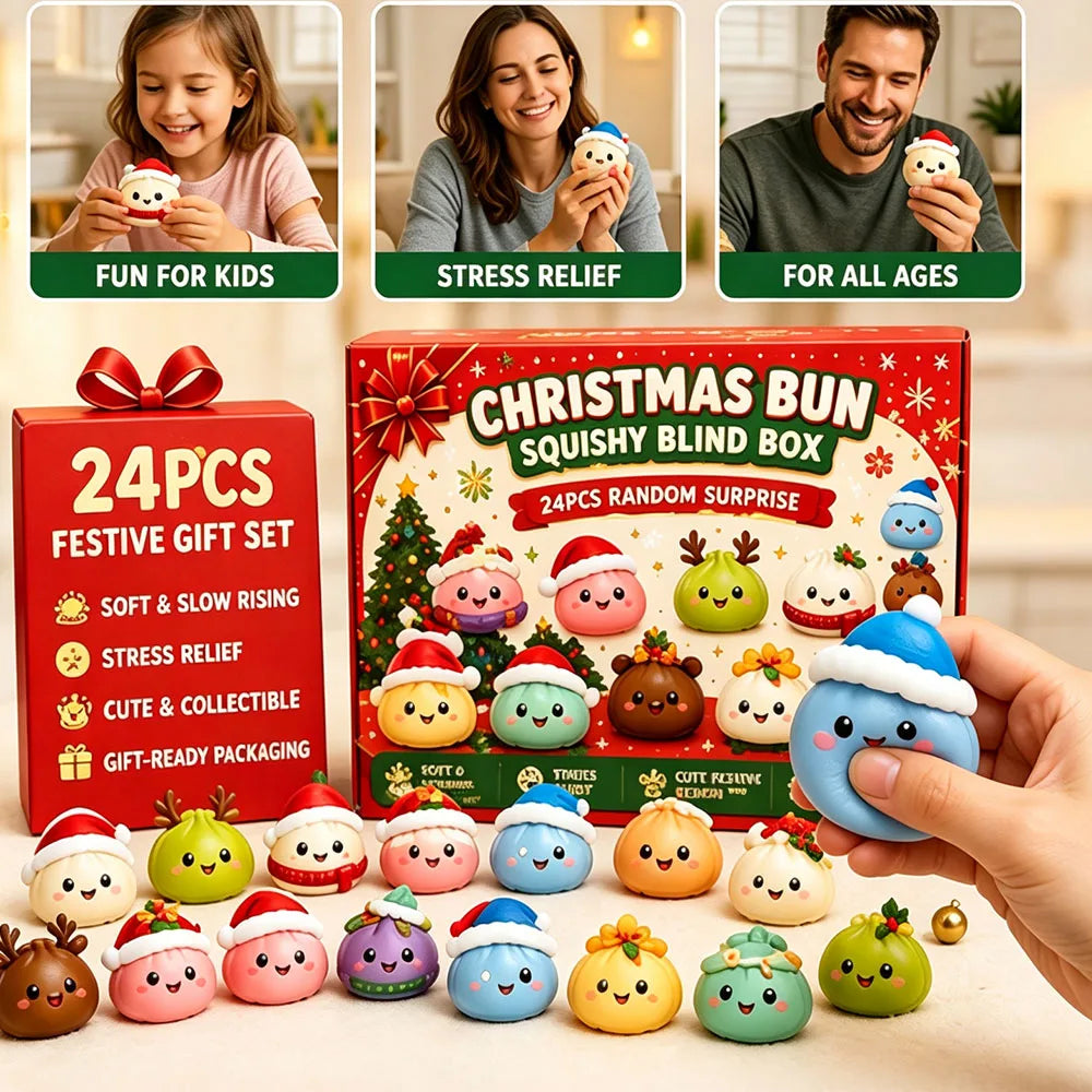 Julekalender med Squishy-Legetøj og 24 Overraskelser