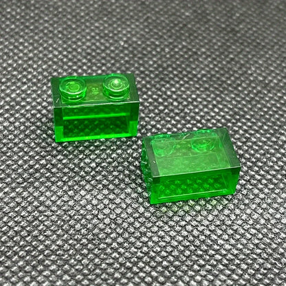 40 stk. Små Gennemsigtige 1x2 Byggeklodser Legetøj