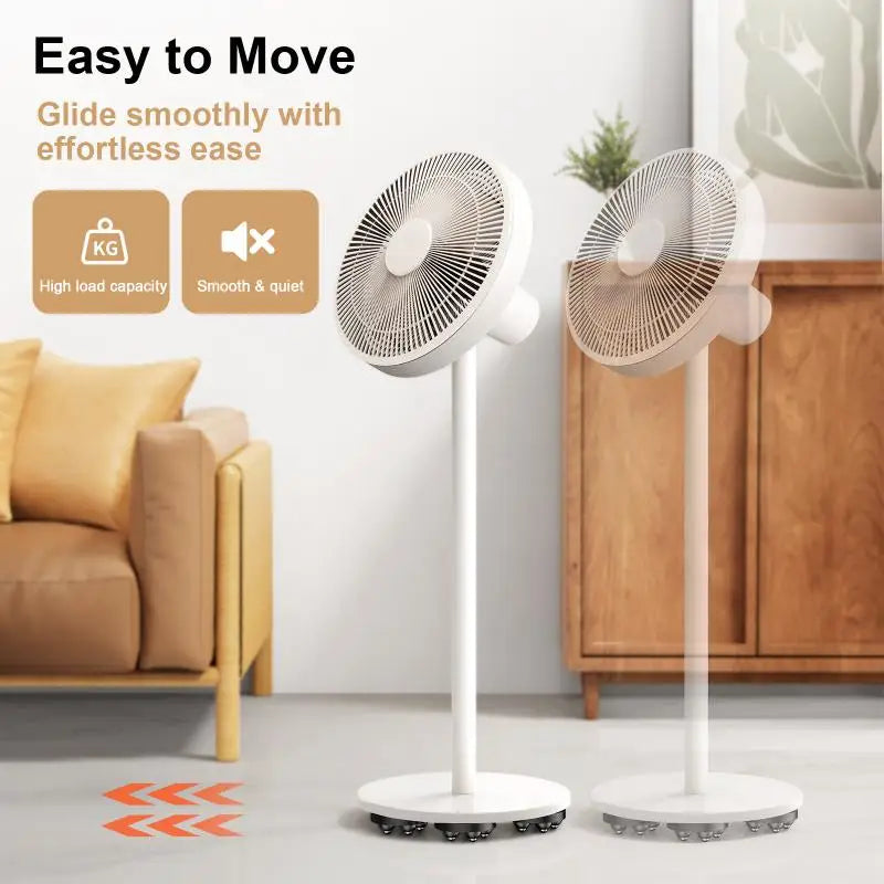 4 Stk. Møbelfødder med Hjul