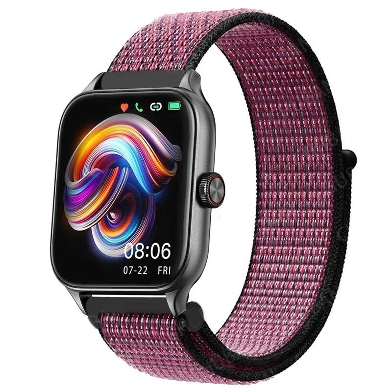 Nylonløkke Urrem til Amazfit, Samsung, Huawei, Xiaomi, Garmin