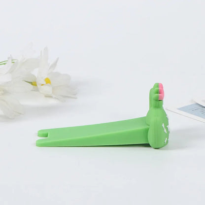 Genanvendelig Silikone Dørkile med Tegneserie-Design - Vælg mellem 1 stk., 3 stk. eller 6 stk.