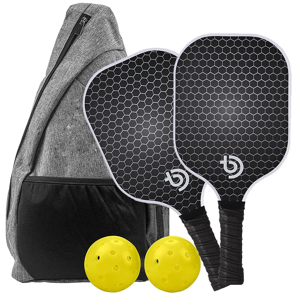 Letvægts Pickleball Ketchersæt i Kulfiber