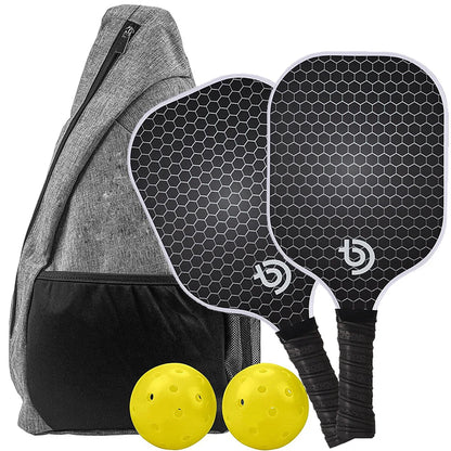 Letvægts Pickleball Ketchersæt i Kulfiber