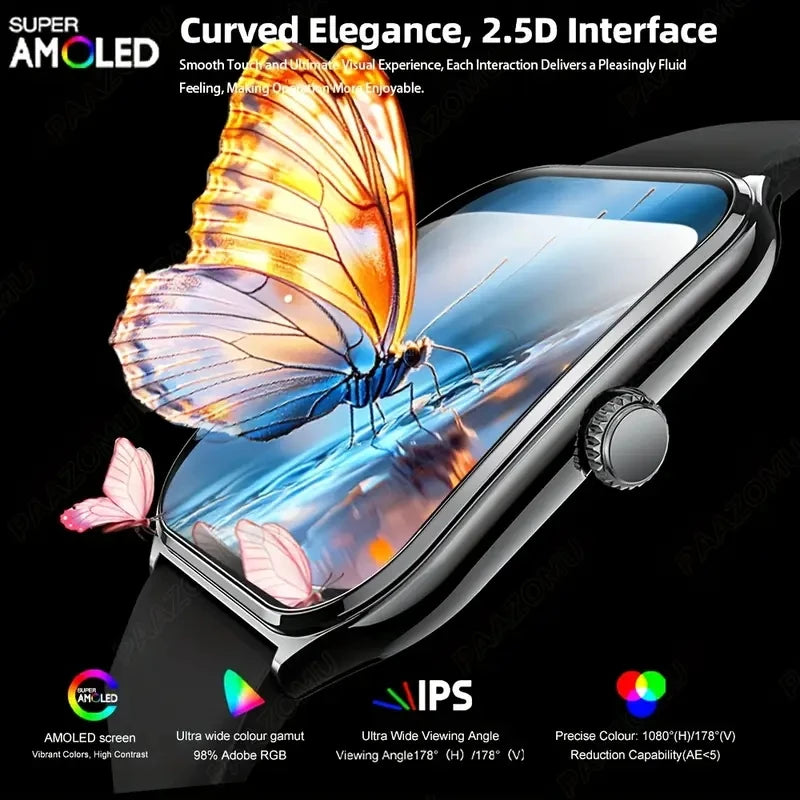 Ultratyndt Smartwatch med AMOLED-skærm