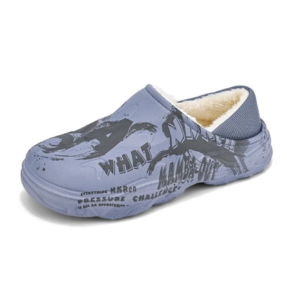 Varme Vinterhjemmesko til Mænd – Til Indendørs og Udendørs Brug