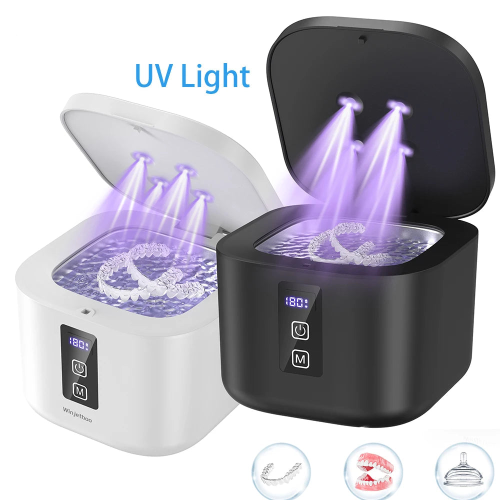 Ultralydsrenser til Tandbøjler & Tandproteser med UV-lys – 300ML