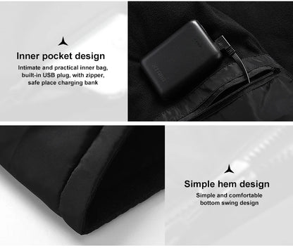 USB Elektrisk Opvarmet Vintervest
