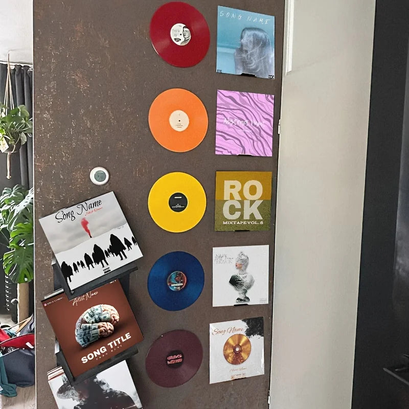 1 stk. Vægmonteret Vinylpladeholder