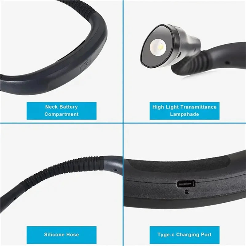 Bøjelig Nakkelys til Boglæsning