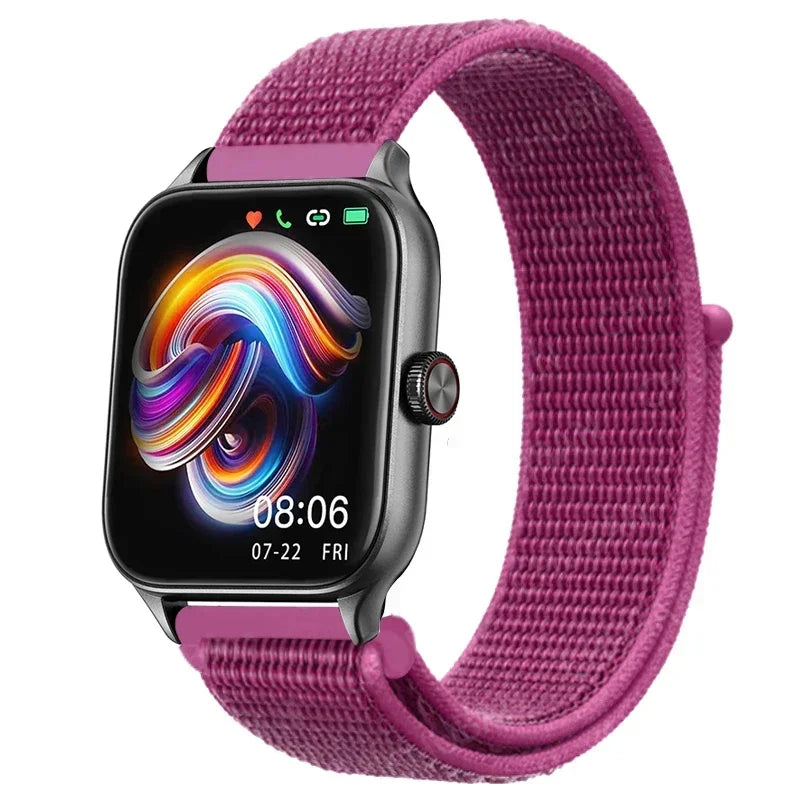 Nylonløkke Urrem til Amazfit, Samsung, Huawei, Xiaomi, Garmin