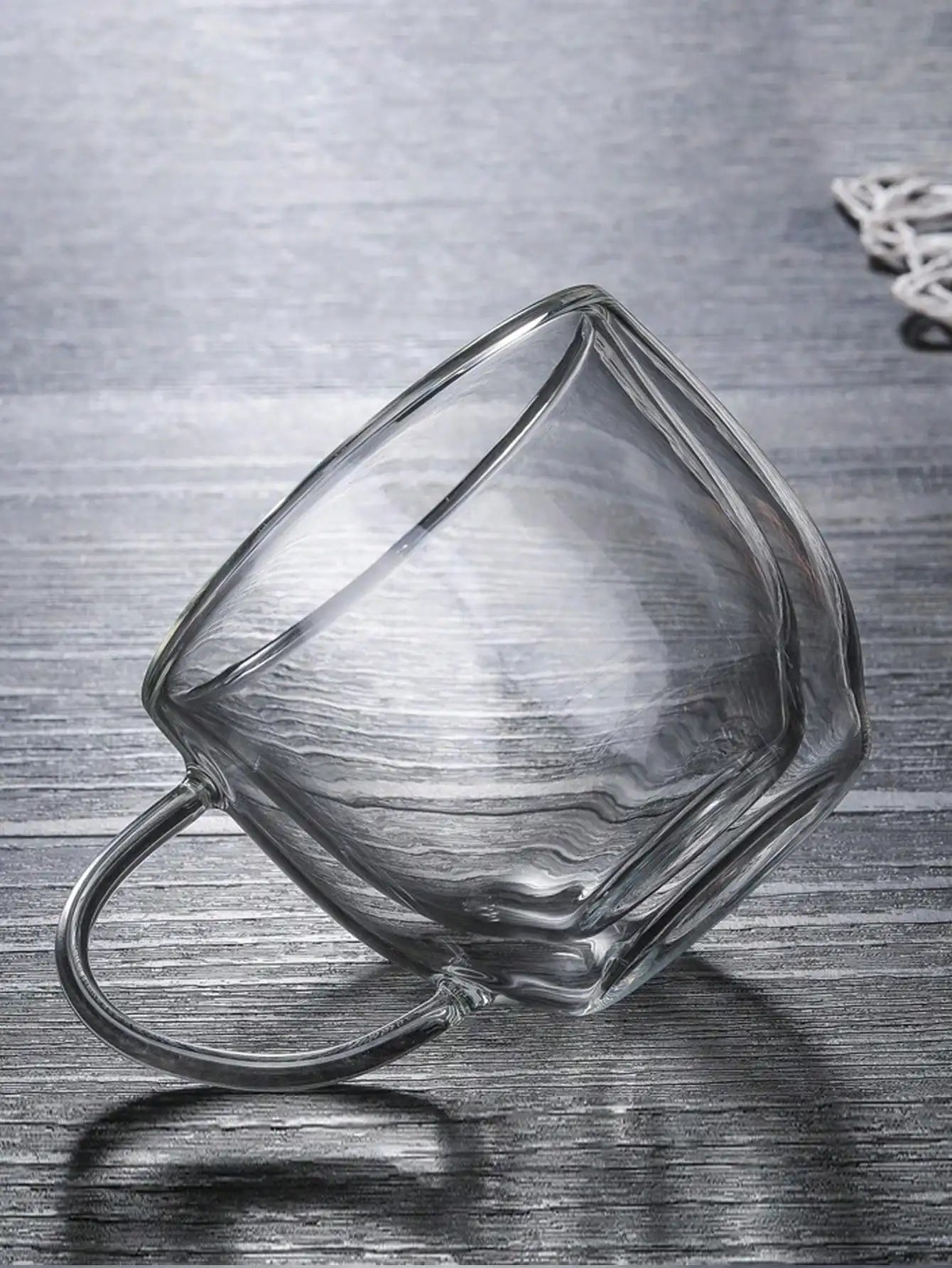 2 stk. 120 ml Dobbeltvæggede Glaskrus