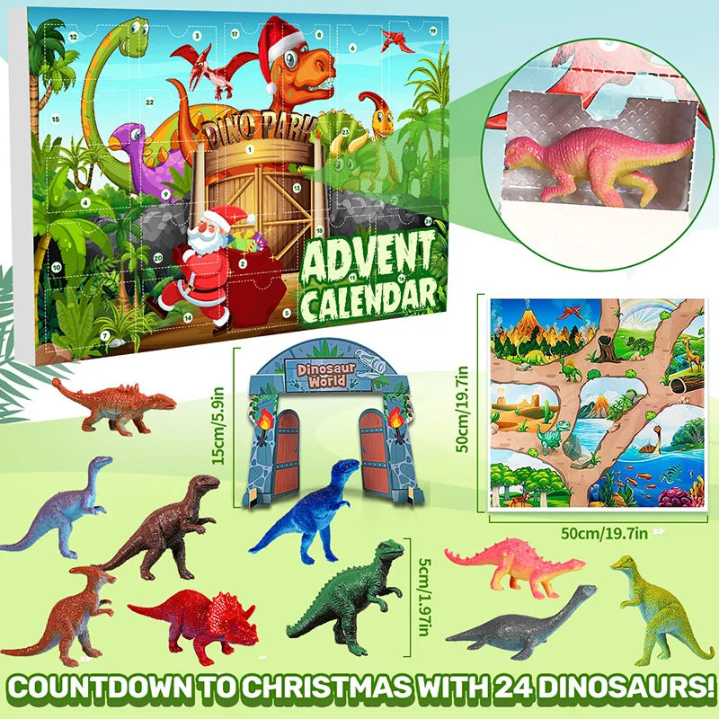 Dinosaur Tema Juleadventskalender