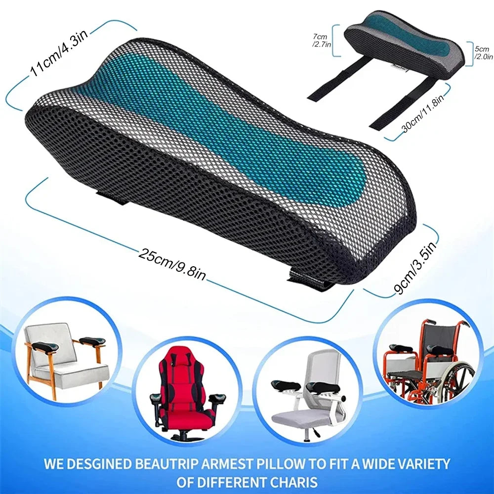 Armpuder til Kontor- og Gamingstole – Kølegel eller Memory Foam