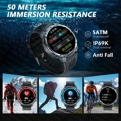 GPS-Smartwatch med Kompas og Sportssporing