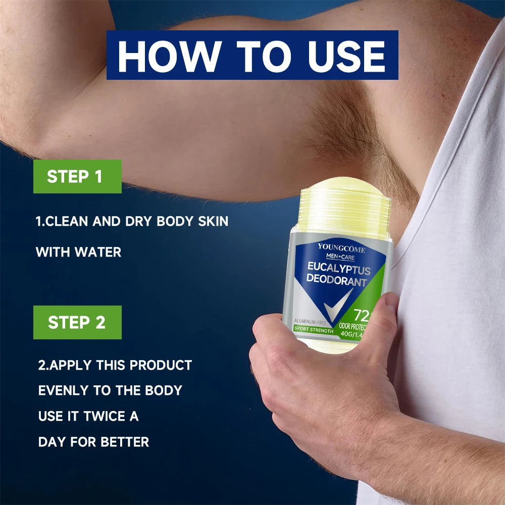 Roll-on Deodorant til Mænd – Sved- og Lugtkontrol