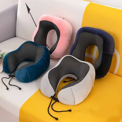 U-formet Memory Foam Rejsepude til Nakken