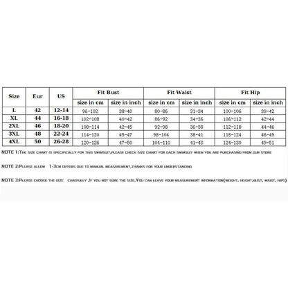 Plus Size Badedragt – Komfortabel Pasform