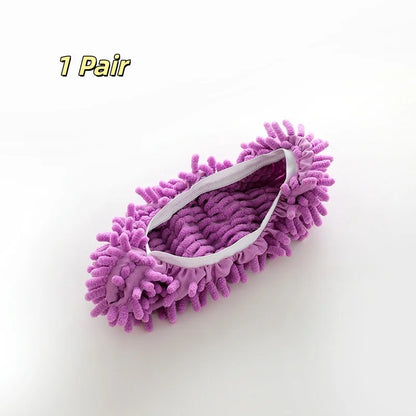 1 Par Mikrofiber Moppehjemmesko