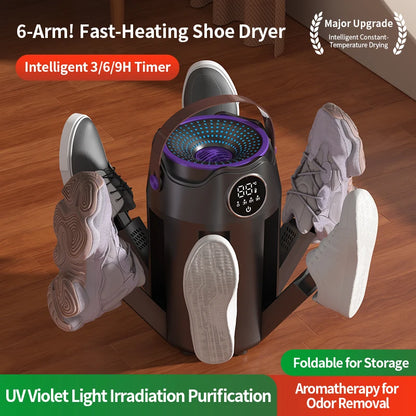 Bærbar Skotørrer med Timer Hurtig Tørring Sterilisering