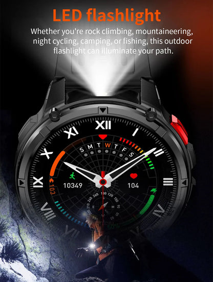 GPS-Smartwatch med Kompas og Sportssporing