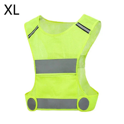 Højsynlig og Justerbar Refleks Sportsvest