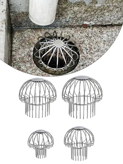 Bladfanger til Afløb i Rustfrit Stål
