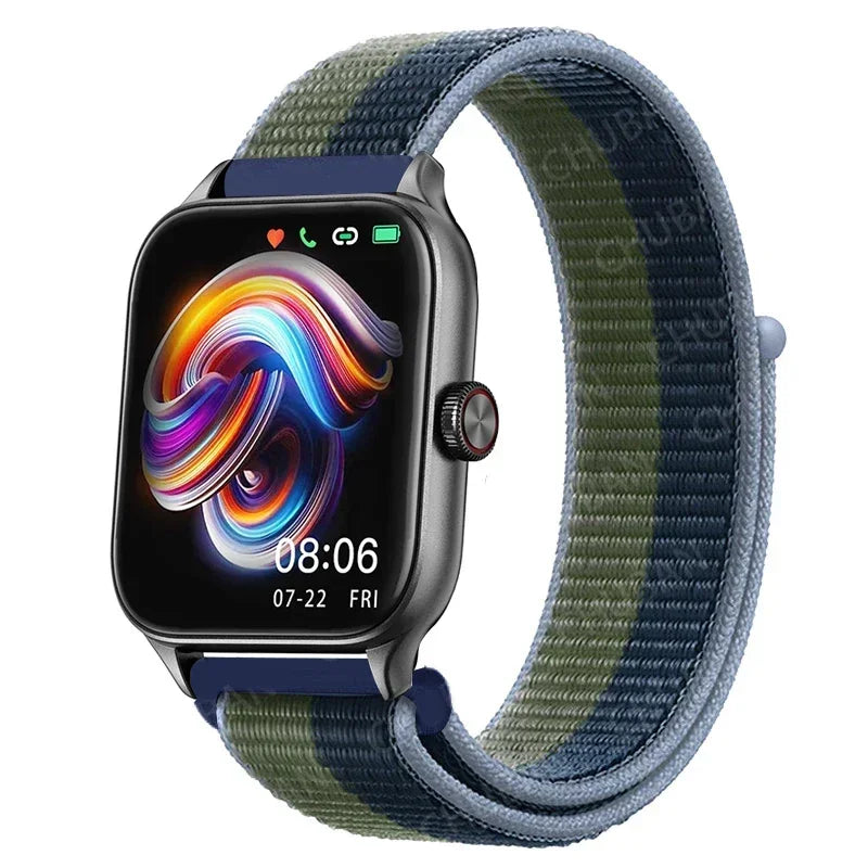 Nylonløkke Urrem til Amazfit, Samsung, Huawei, Xiaomi, Garmin