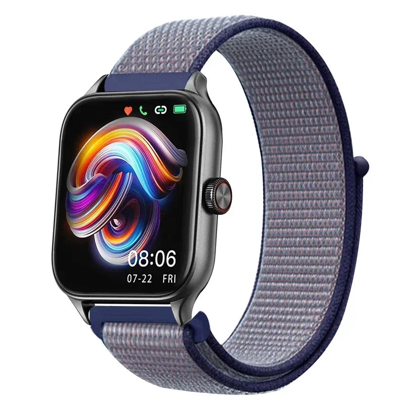 Nylonløkke Urrem til Amazfit, Samsung, Huawei, Xiaomi, Garmin