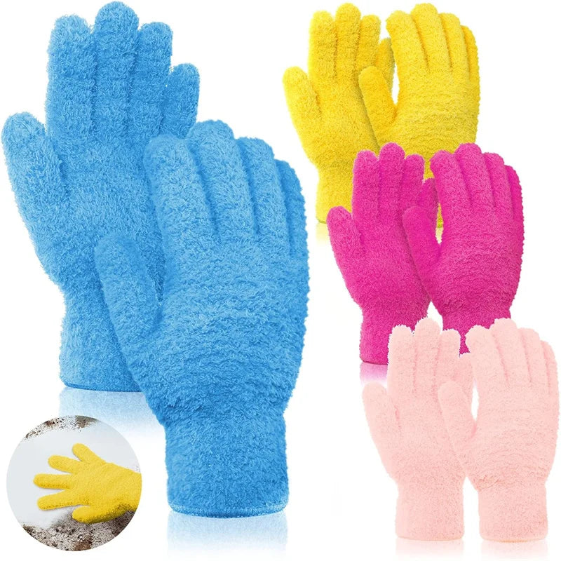 2-pak Mikrofiber Rengøringshandsker