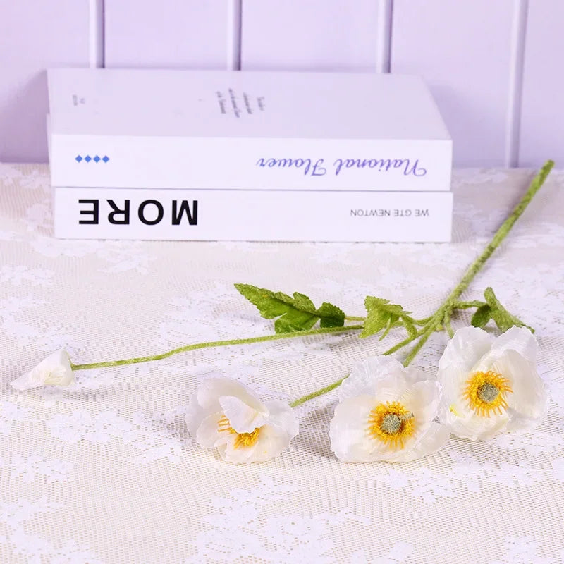 Kunstige Valmueblomster til Boligindretning