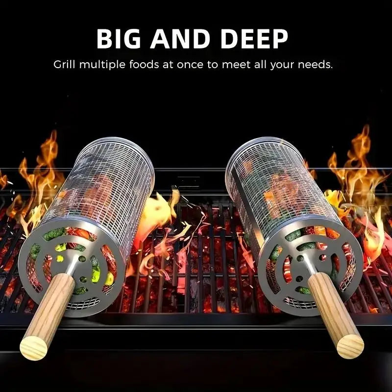 2 Stk. Runde BBQ Grillkurve