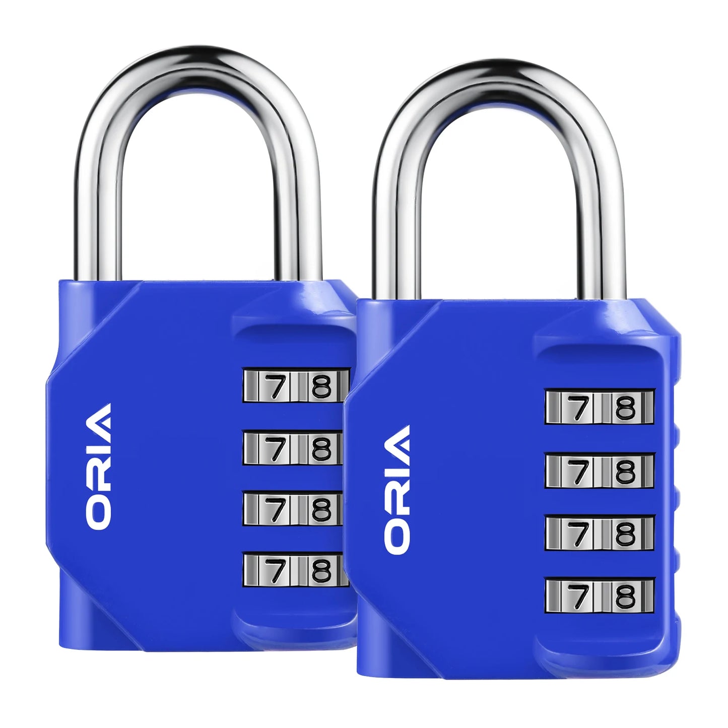2 Stk. Vandtætte 4-Cifrede Kombinationshængelåse