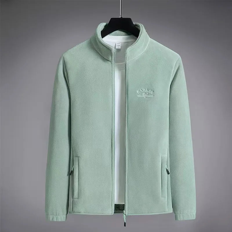 Tyk Fleece Vinterjakke med Lynlås til Kvinder