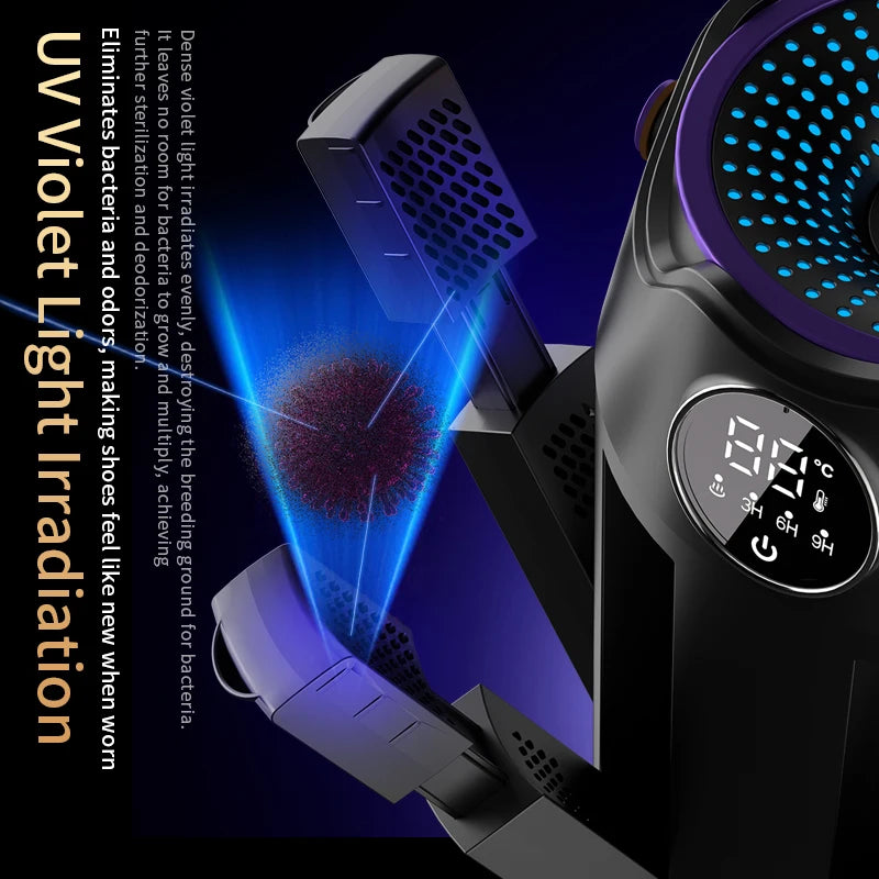 Bærbar Skotørrer med Timer Hurtig Tørring Sterilisering